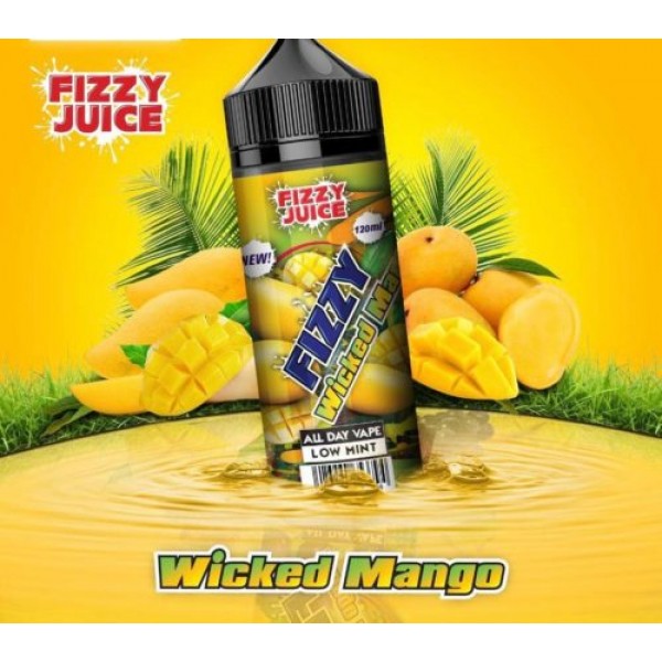 MOHAWK & CO FIZZY WICKED MANGO 100ML SHORTFILL E LIQUID 70VG VAPE