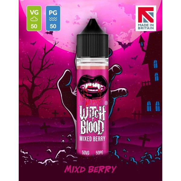 Mixed Berry By Witch Blood 50ML E Liquid 50VG Vape 0MG Juice