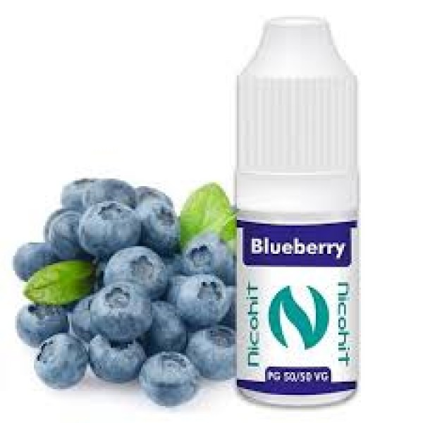 NICOHIT BLUEBERRY E LIQUID E JUICE 10ML TPD 3/6/12/18MG MULTIBUY