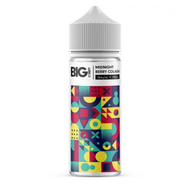 Midnight Berry Colada by Big Tasty, 100ML E Liquid, 70VG Vape, 0MG Juice