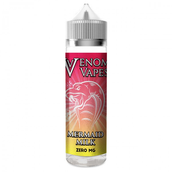 Mermaid Milk By Venom Vapes 50ML E Liquid 80VG Vape 0MG Juice