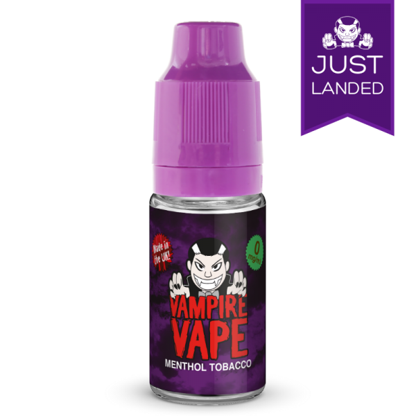 Menthol Tobacco By Vampire Vape 10ML E Liquid. All Strengths Of Nicotine Juice