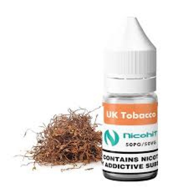 NICOHIT UK TOBACCO PREMIUM E LIQUID E JUICE 10ML TPD 3/6/12/18MG MULTIBUY