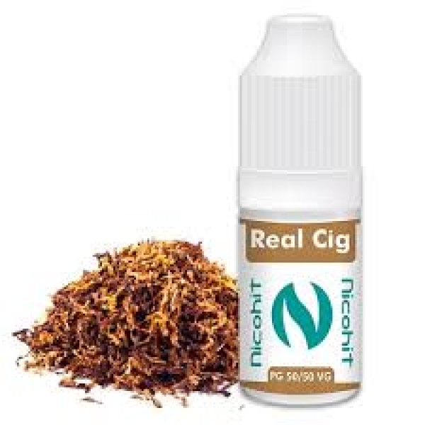 NICOHIT REAL CIG PREMIUM E LIQUID E JUICE 10ML TPD 3/6/12/18MG MULTIBUY