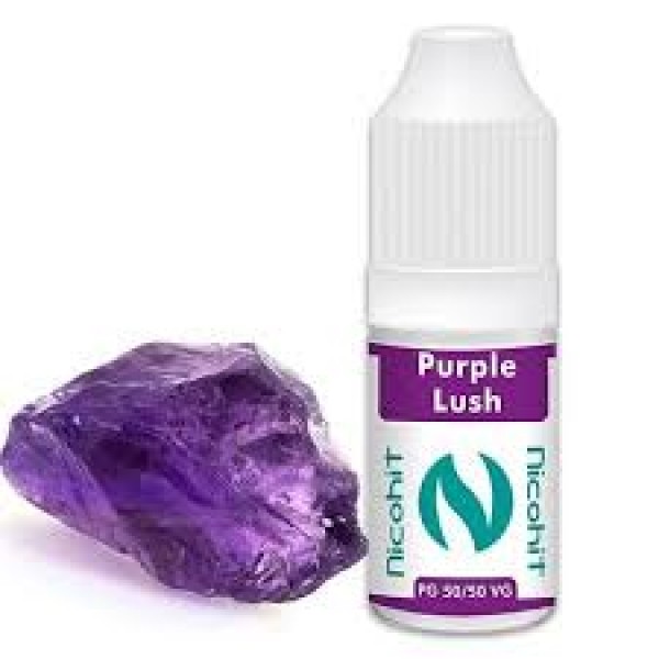 NICOHIT PURPLE LUSH E LIQUID E JUICE 10ML TPD 3/6/12/18MG MULTIBUY