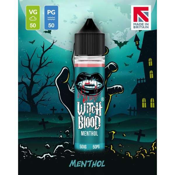 Menthol By Witch Blood 50ML E Liquid 50VG Vape 0MG Juice