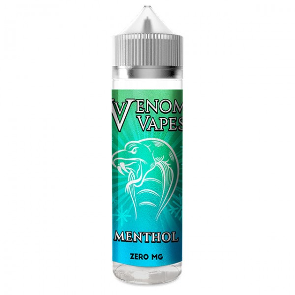 Menthol By Venom Vapes 50ML E Liquid 80VG Vape 0MG Juice