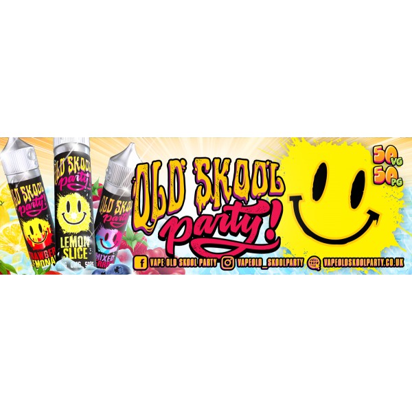 Menthol by Old Skool Party 50ML E Liquid 50VG Vape 0MG Juice