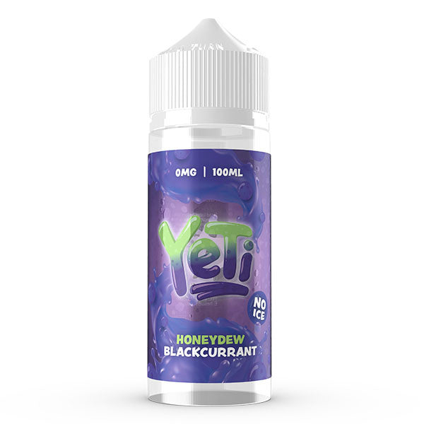 No Ice Range - Honeydew Blackcurrant By Yeti | 100ML E Liquid | 70VG Vape | 0MG Juice