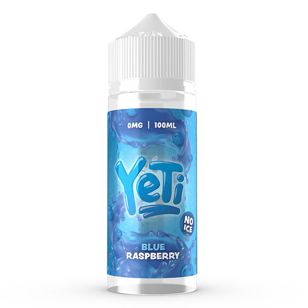 No Ice Range - Blue Raspberry By Yeti | 100ML E Liquid | 70VG Vape | 0MG Juice