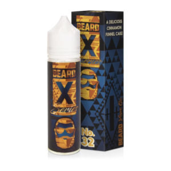 No 32 Cinnamon Funnel Cake by Beard Vape Co. X Series, 50ML E-liquid, 0MG Juice, 60VG Vape