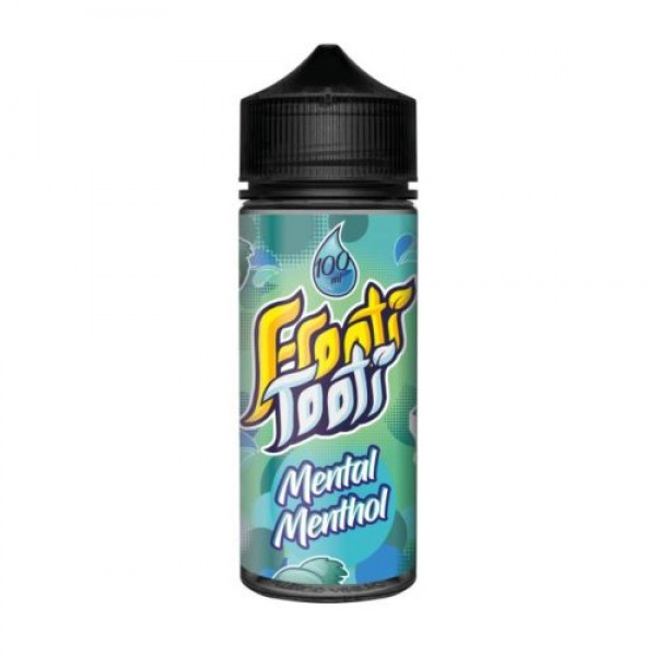 MENTAL MENTHOL E LIQUID BY FROOTI TOOTI 100ML SHORTFILL 70VG VAPE