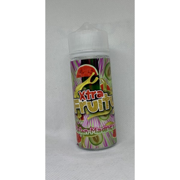 Melon Madness XTRA Fruity. 100ML E-liquid, 0MG vape, 70VG/30PG juice