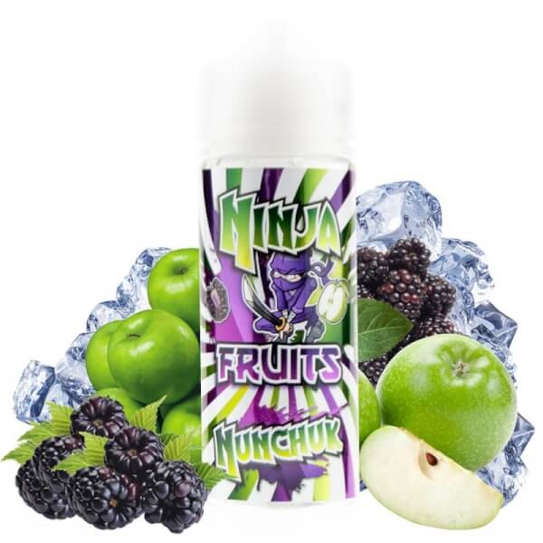 Nunchuk by Ninja Fruits, 100ML E Liquid, 70VG Vape, 0MG Juice