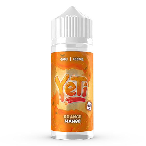 No Ice Range - Orange Mango By Yeti | 100ML E Liquid | 70VG Vape | 0MG Juice