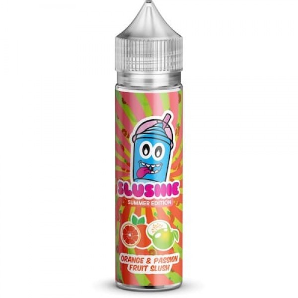 Orange & Passionfruit Slush by Slushie 50ML E Liquid 70VG Vape 0MG Juice