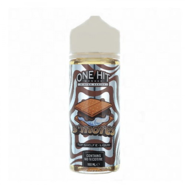 ONE HIT WONDER WINTER SERIES – S’MORES 100ML SHORTFILL E LIQUID 80VG VAPE