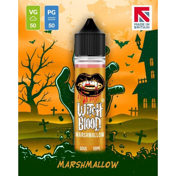 Marshmallow By Witch Blood 50ML E Liquid 50VG Vape 0MG Juice
