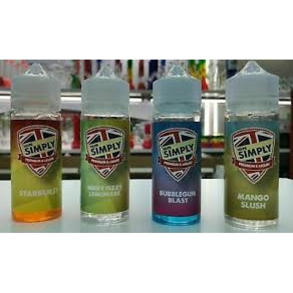 MANGO SLUSH SIMPLY VAPOUR 100ML E LIQUID JUICE 50VG SHORTFILL