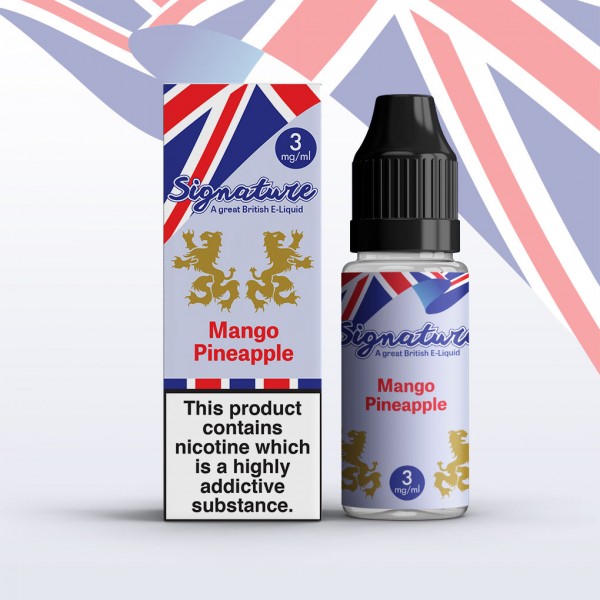 Mango Pineapple by Signature 10 x 10ML E liquid 50VG Vape 3/6/12/18MG Juice