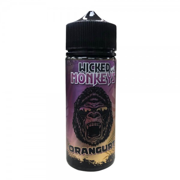 Orangurt By Wicked Monkeys 100ML E Liquid 70VG Vape 0MG Juice