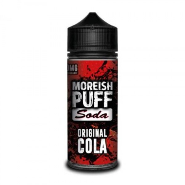 ORIGINAL COLA – MOREISH PUFF SODA 100ML SHORTFILL E LIQUID 70VG VAPE