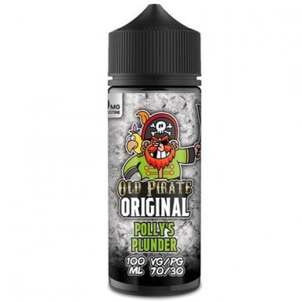 Original - Polly's Plunder  by Old Pirate 100ML E Liquid, 70VG Vape, 0MG Juice, Shortfill