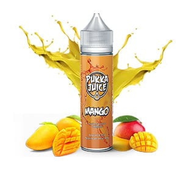 MANGO ELIQUID BY PUKKA JUICE 50ML SHORTFILL E LIQUID 70VG VAPE