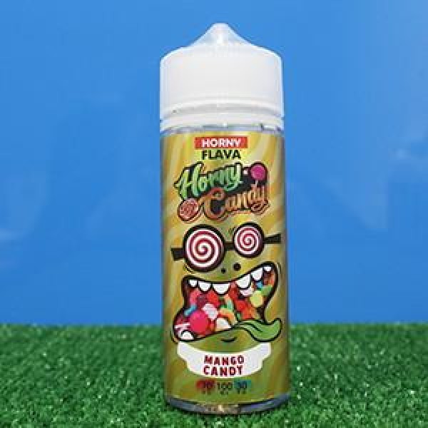 Mango Candy by Horny Flava. 100ML E-liquid, 0MG Vape, 70VG Juice