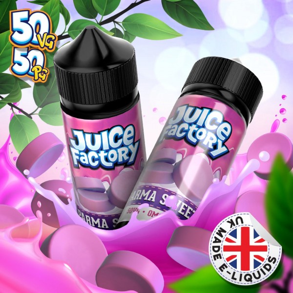 Parma Sweets by Juice Factory. 100ML E-liquid, 0MG vape, 50VG/50PG juice