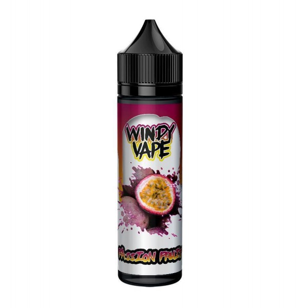 Passion Fruit by Windy Vape 50ml E Liquid Juice 0mg 80vg 20pg