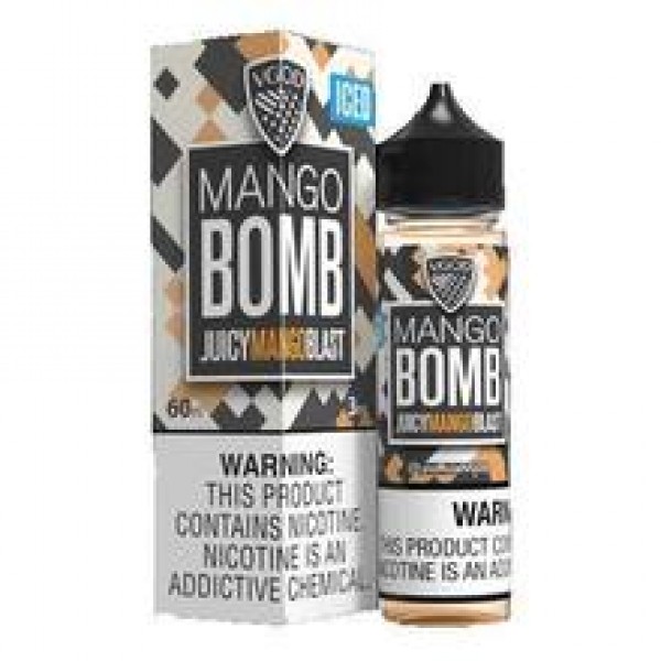 Mango Bomb Iced By Vgod 50ML E Liquid 70VG Vape 0MG Juice