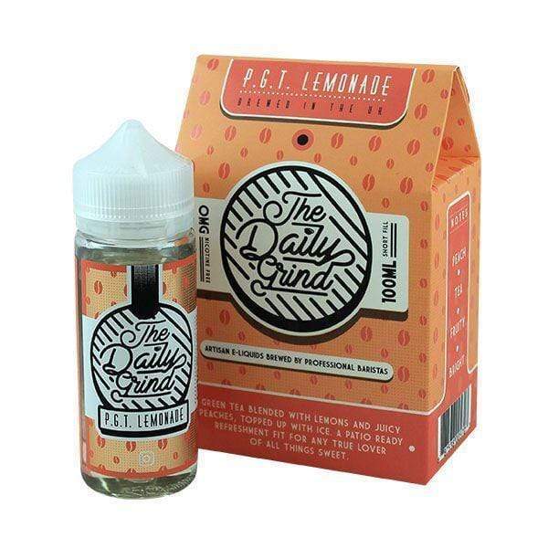 Peach Green Tea Lemonade By The Daily Grind 100ML E Liquid 70VG Vape 0MG Juice