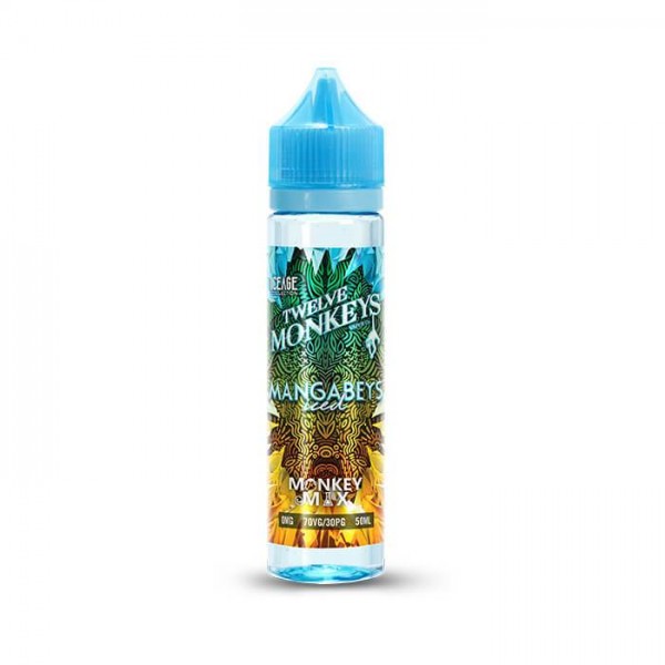 MANGABEYS ICED E-LIQUID BY TWELVE 12 MONKEYS SHORTFILL 65VG 50ML 0MG