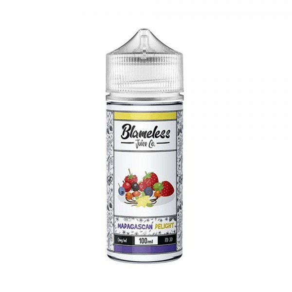 Madagascan Delight By Blameless 100ML E Liquid 70VG Vape 0MG Juice