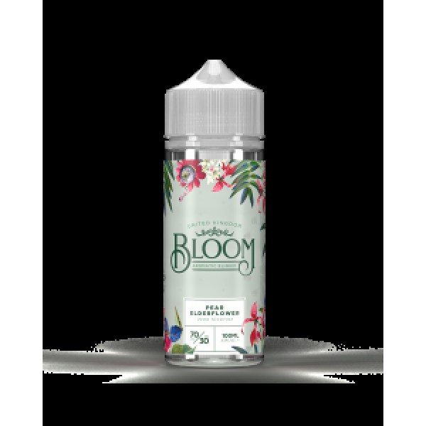 Pear Elderflower By Bloom | 100ML E Liquid | 70VG Vape | 0MG Juice | Short Fill