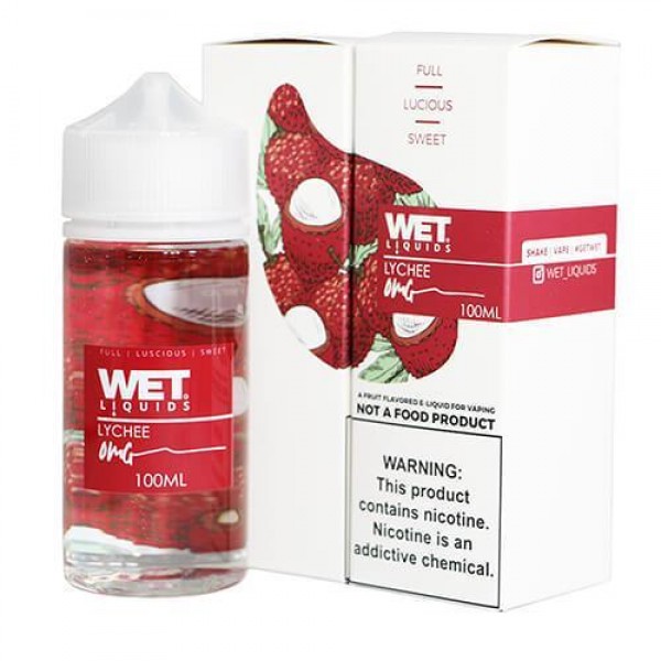 Lychee by Wet Liquids 100ML E Liquid 70VG Vape 0MG Juice