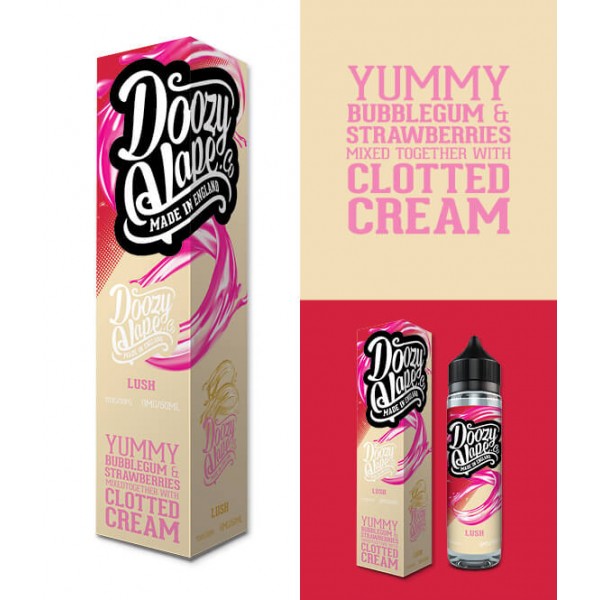 Lush by Doozy Vape 0MG 50ML E-liquid. 70VG/30PG Vape Juice
