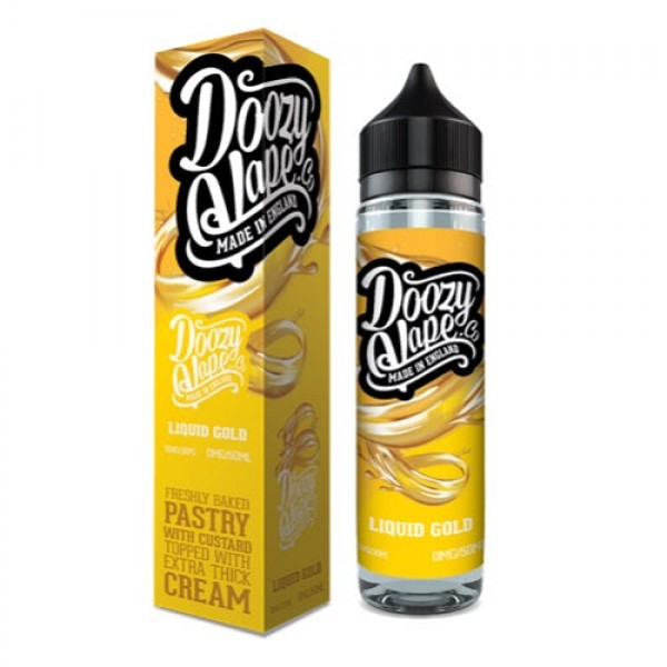 Liquid Gold by Doozy Vape 0MG 50ML E-liquid. 70VG/30PG Vape Juice