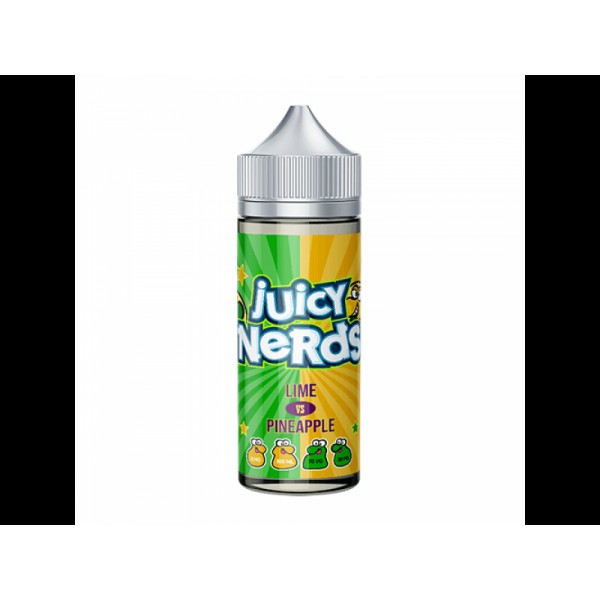 Lime vs Pineapple 100ml Juicy Nerds E-liquid Juice 70VG Vape Shortfill