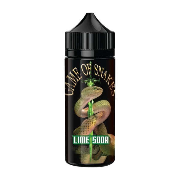 Lime Soda By Game Of Snakes 100ML E Liquid 70VG Vape 0MG Juice