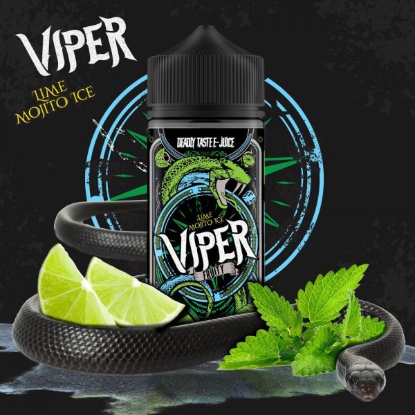 Lime Mojito Ice By Viper 100ML E Liquid 70VG Vape 0MG Juice