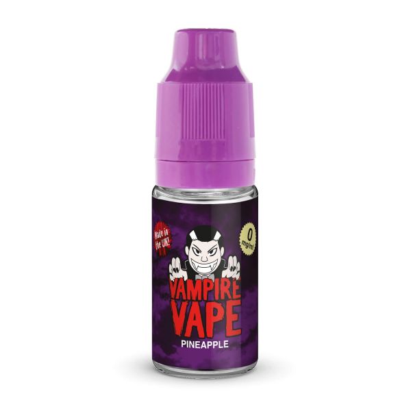 Pineapple By Vampire Vape 10ML E Liquid. All Strengths Of Nicotine Juice