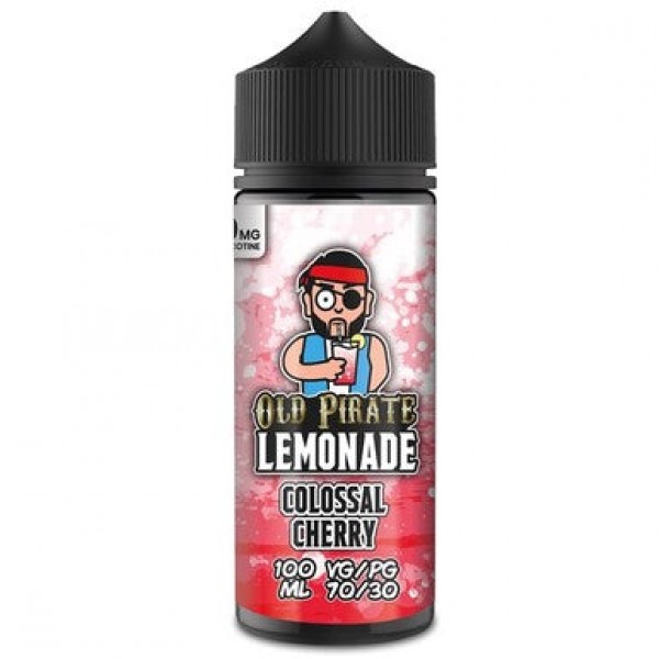 Lemonade - Colossal Cherry by Old Pirate 100ML E Liquid, 70VG Vape, 0MG Juice, Shortfill