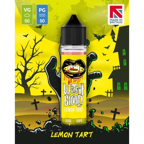 Lemon Tart By Witch Blood 50ML E Liquid 50VG Vape 0MG Juice