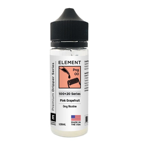 Pink Grapefruit by Element. 100ML E-Liquid, 0MG Vape 80VG/20PG Juice