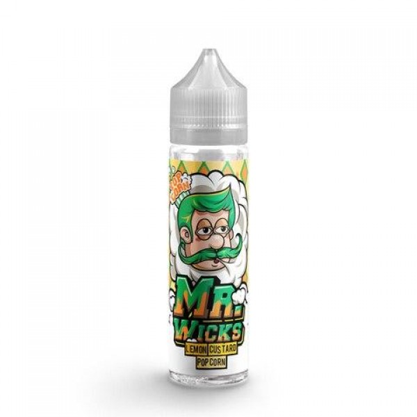 Lemon Custard Popcorn by Mr Wicks 50ml Shortfill E Liquid 70VG Vape