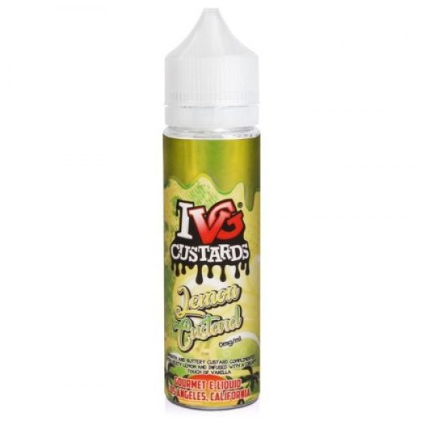 LEMON CUSTARD BY I LOVE VG IVG CUSTARDS 50ML SHORTFILL E LIQUID 70VG VAPE