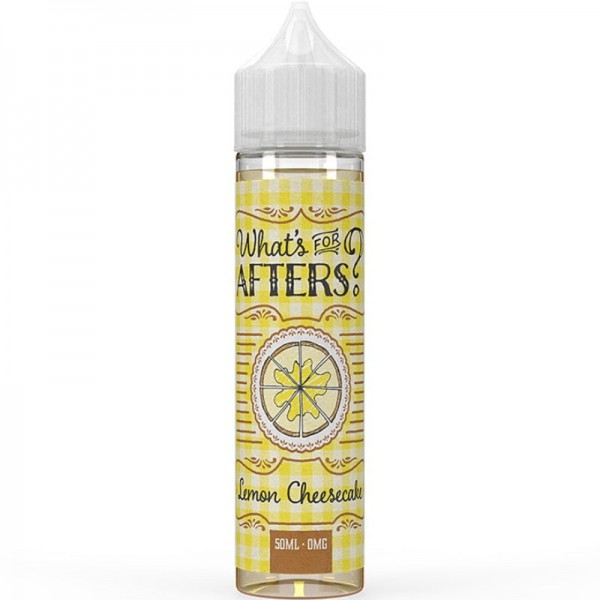 Lemon Cheesecake by What's For Afters? 50ML E-liquid, 0MG Vape, 70VG Juice