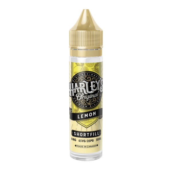 Lemon By Harley's 50ML E Liquid 65VG Vape 0MG Juice Shortfill